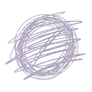 A chalk star scribbled out